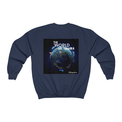 SLEEPLESS WORLD Unisex Heavy Blend™ Crewneck Sweatshirt