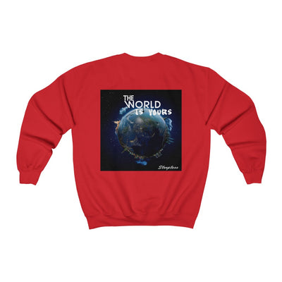 SLEEPLESS WORLD Unisex Heavy Blend™ Crewneck Sweatshirt